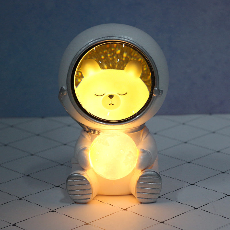 Starry sky animal atmosphere night light