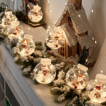 Twinkling Snowman Curtain Lights